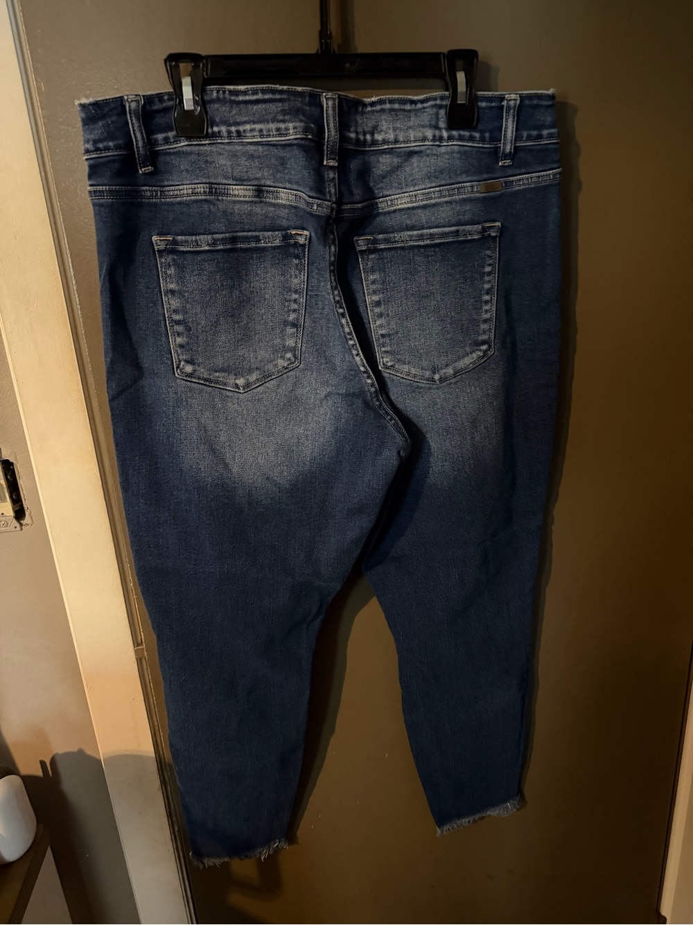 KanCan Dark Blue Distressed Skinny Jeans - Picture 3 of 4